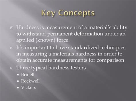 hardness test ppt download|hardness testing of materials.